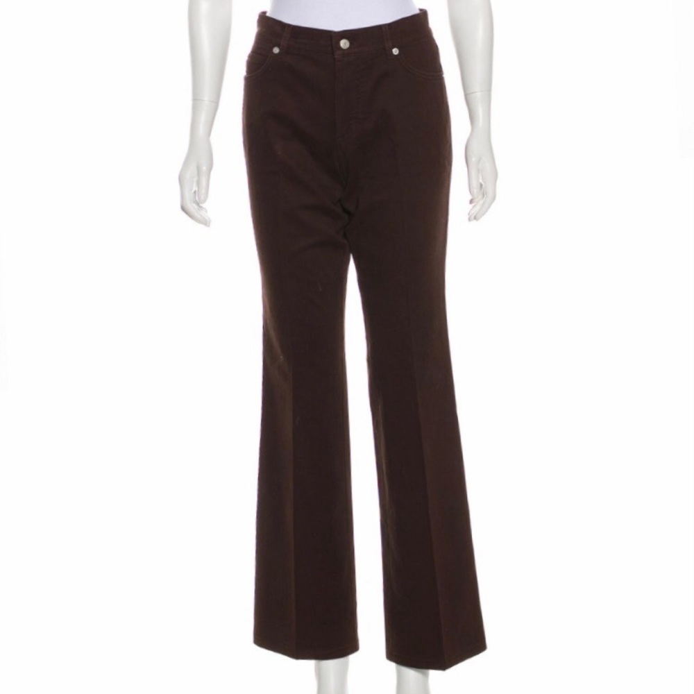 SALE!! Bogner Wide leg Pants Brown High Rise
